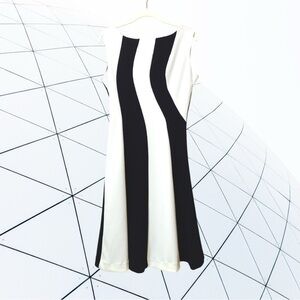 Adore Black and White Swirl Dress Edgy Retro Beetlejuice Outfit Women’s S